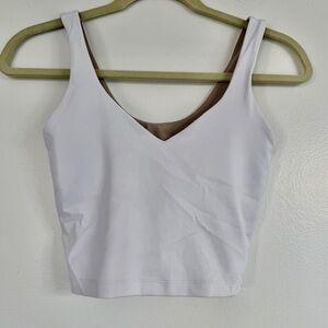 Lululemon  White Align Tank Top Size 4 A/B Cup